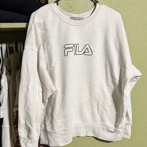 Fila Cream Crewneck Sweatshirt